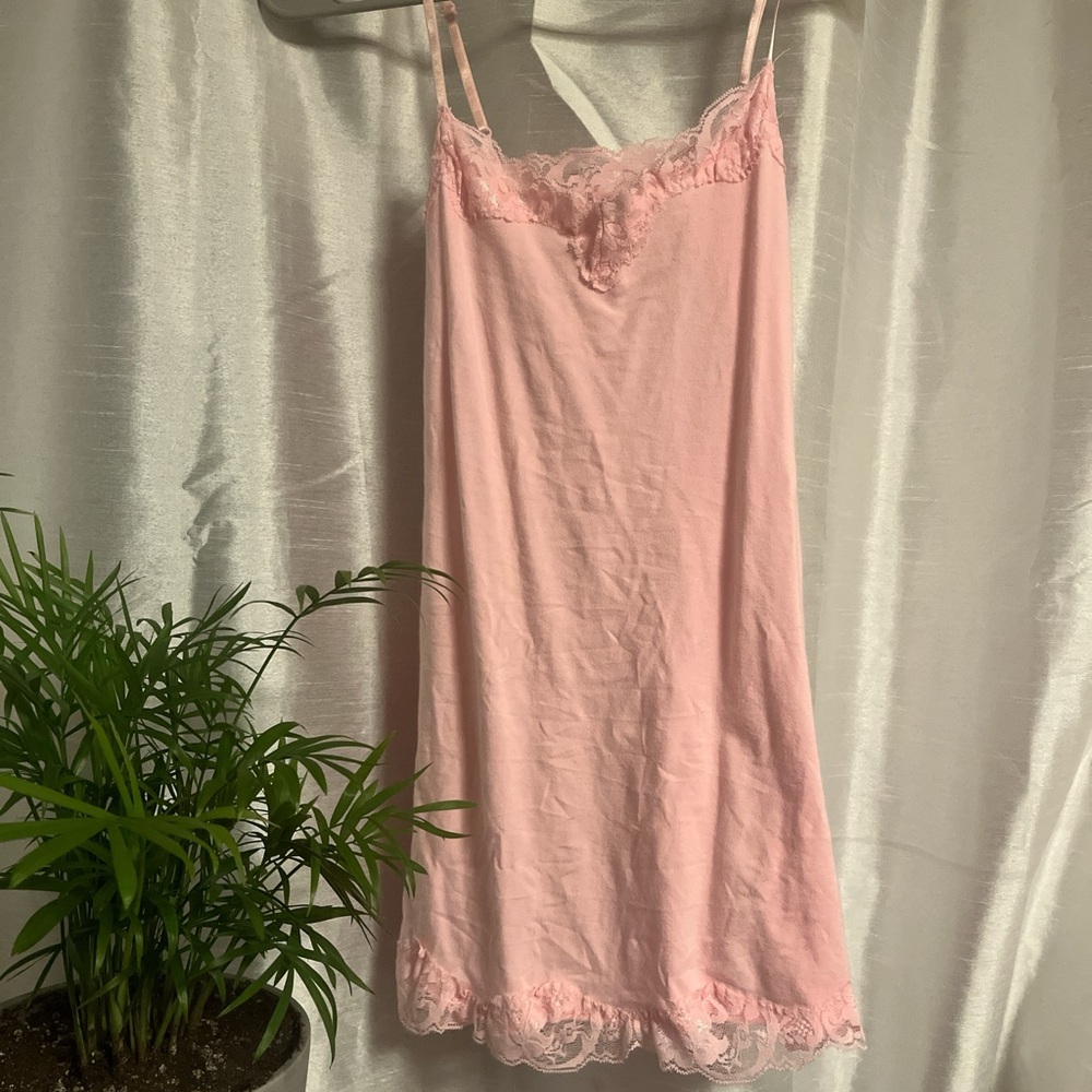 y2k pink cami lace tank top